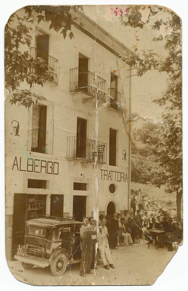 Elda's family Albergo and Trattoria in-Caramanico Terme, Italy, circa-1935